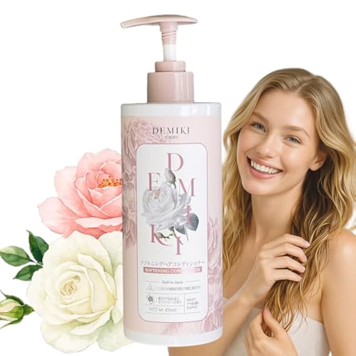 DEMIKI Japanese Conditioner Hair Care, Keratin Hair Treatment Hair Conditioner for Women, Frizz Ease, Color Safe, Deep Conditioner for Dry Damaged Hair, Sulfate-Free Anti-Dandruff 450ml 16oz - Image 1
