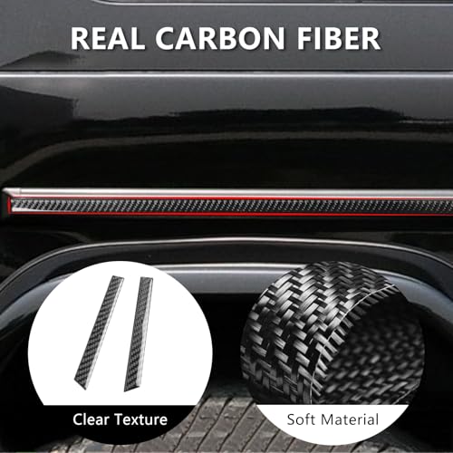 Fancemot Real Carbon Fiber Side Body Molding Trim Compatible with Mercedes Benz G-Class G55 G63 G65 G500 G550 W463 1990-2018 - Image 5