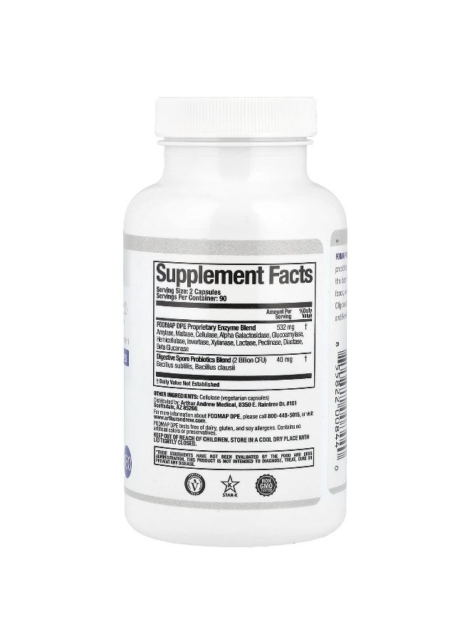 Arthur Andrew Medical Arthur Andrew Medical, FODMAP DPE®, 180 Capsules  - Image 2