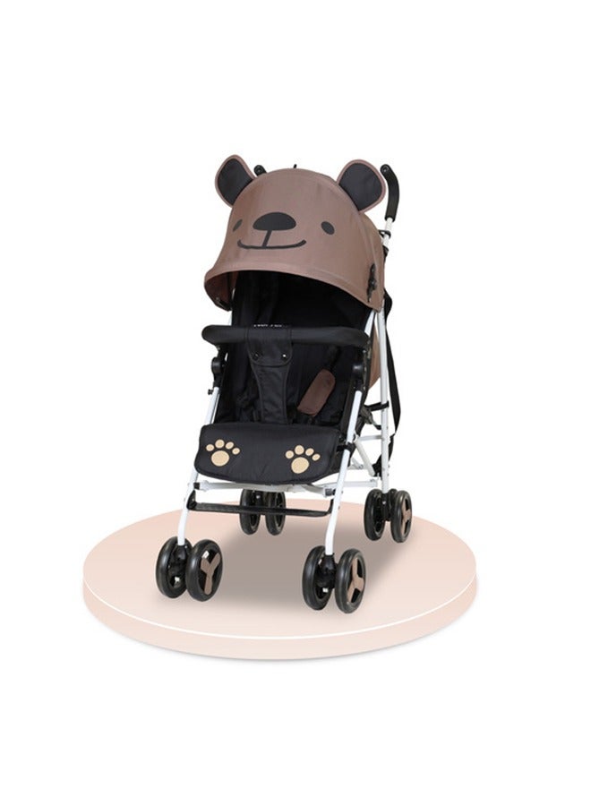 Nurtur Luca Bear Baby Lightweight Stroller With Storage Basket, Detachable Bumper, 5 Point Safety Harness, 0 To 36 Months - Image 1