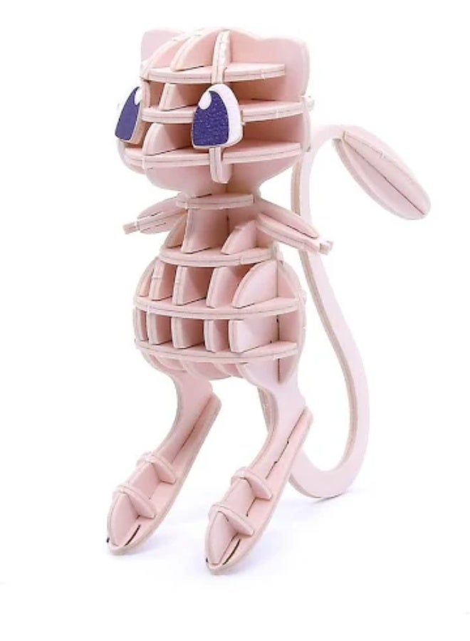 لعبة أحجية ورقية ثلاثية الأبعاد بوكيمون ميو (هدية)