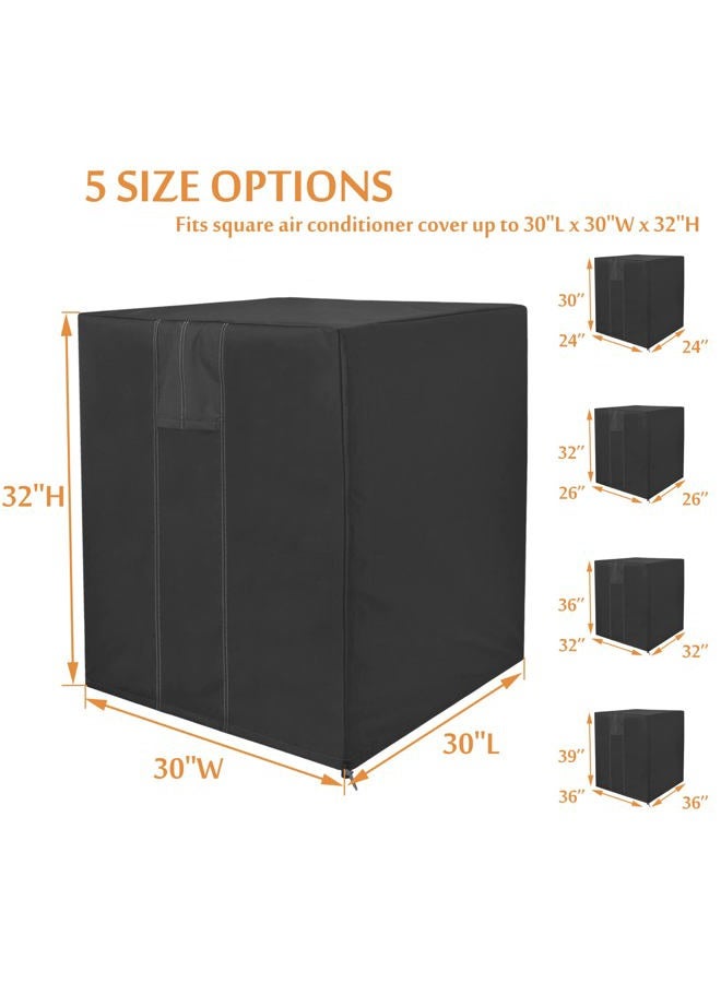 Foozet Central Air Conditioner Covers for Outside Units 30x30x32 - Image 2
