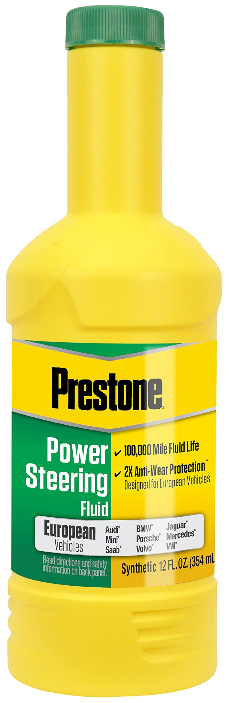 Prestone AS268 Power Steering Fluid for European Vehicles Synthetic 100000 Mile 12 oz - Image 3