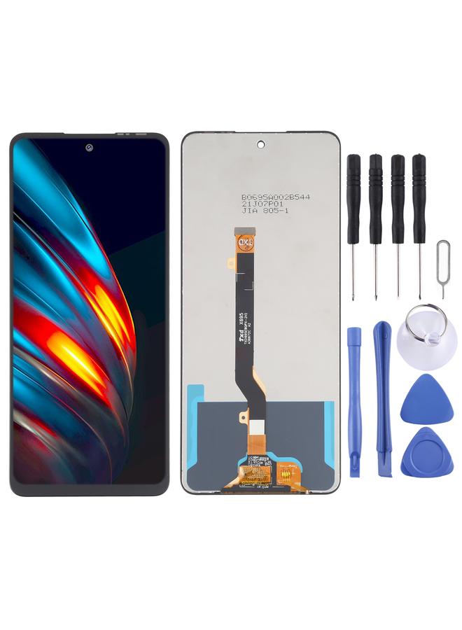 شاشة LCD TFT بديلة لهاتف Tecno Pova 2 LE7 مع مجموعة كاملة من المحول الرقمي - Image 1