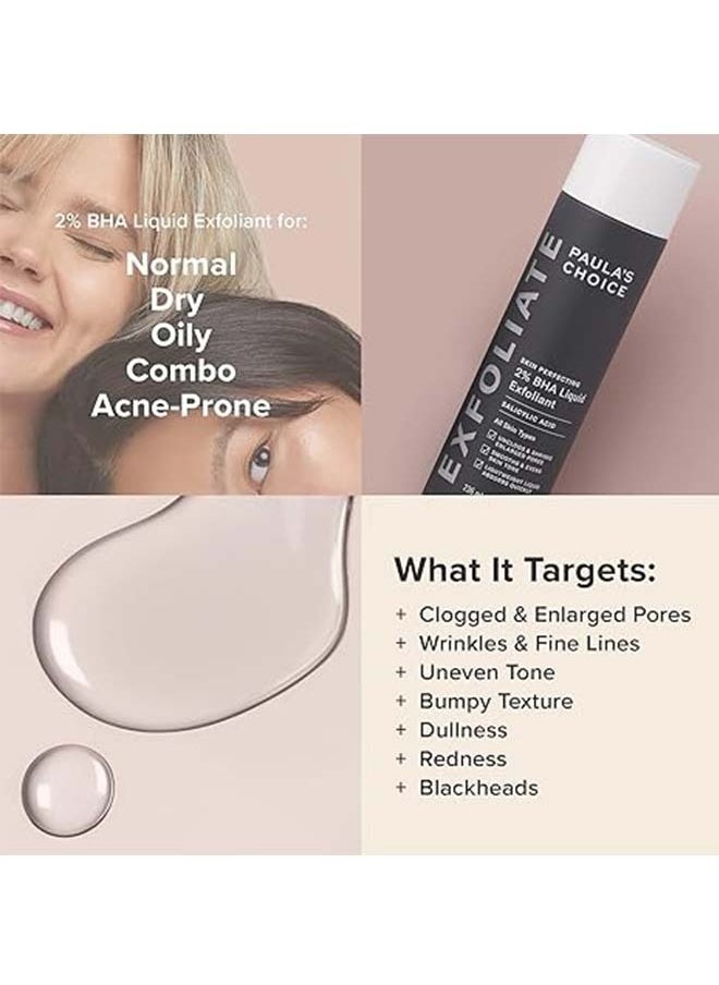 PAULA'S CHOICE - Skin Perfecting 2% BHA Liquid Salicylic Acid Exfoliant, Facial Exfoliant for Blackheads, Enlarged Pores, Wrinkles and Fine Lines, 118ml - Image 1