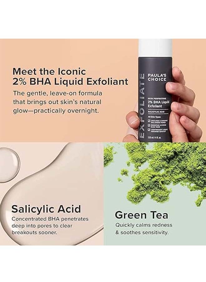PAULA'S CHOICE - Skin Perfecting 2% BHA Liquid Salicylic Acid Exfoliant, Facial Exfoliant for Blackheads, Enlarged Pores, Wrinkles and Fine Lines, 118ml - Image 1