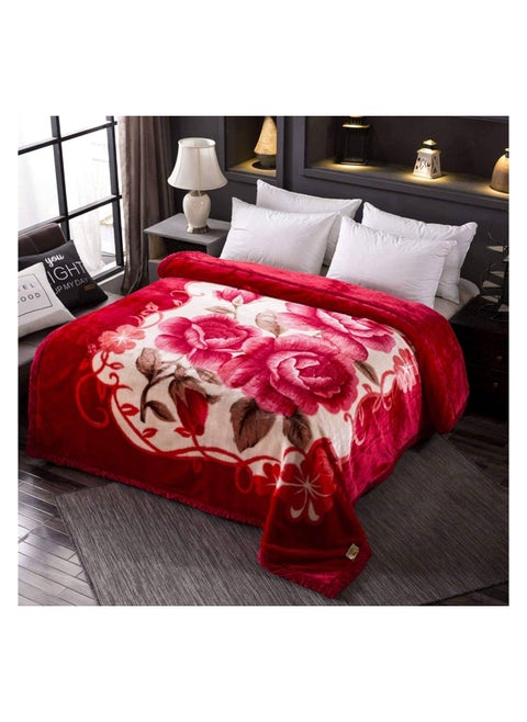 Soft and warm heavy winter blanket, two-sided bed blanket, size 240 cm by 220 cm and weight 6 kg, super soft double-layer blanket made of high-quality materials, made in Korea
