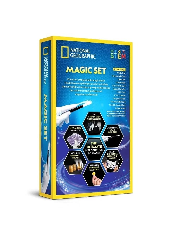 National Geographic Magic Set for Kids – 35+ Magic Tricks Kit with Video Lessons, Beginner Magic Kit, STEM Educational Toy, Magician Props Set for Boys & Girls Ages 8+ - Image 2