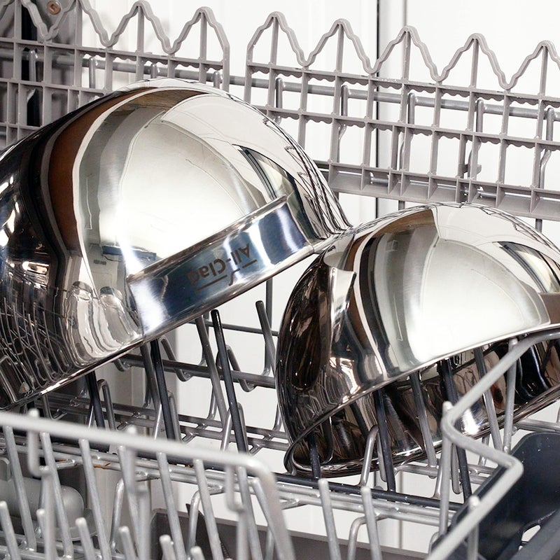 All-Clad All-Clad Kitchen Accessories Stainless Steel Mixing Bowls Set 1.5, 3, 5 Quart Metal Mixing Bowls Silver  - Image 5