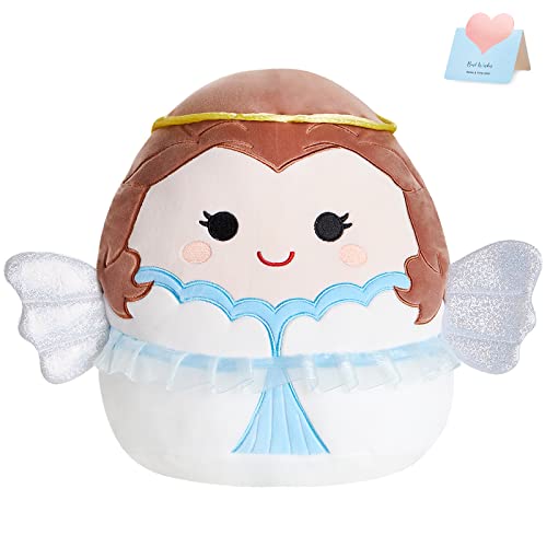 BSTAOFY Cute Angel Soft Plush Pillow with Wings  Halo Collection Squishy Angel Stuffed Animal Valentines Cushion Christmas Holiday Birthday Gifts for Kids 12 - Image 1