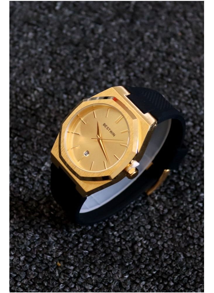 Bestwin Similar to D1 MILANO rubber in black and gold  - Image 4