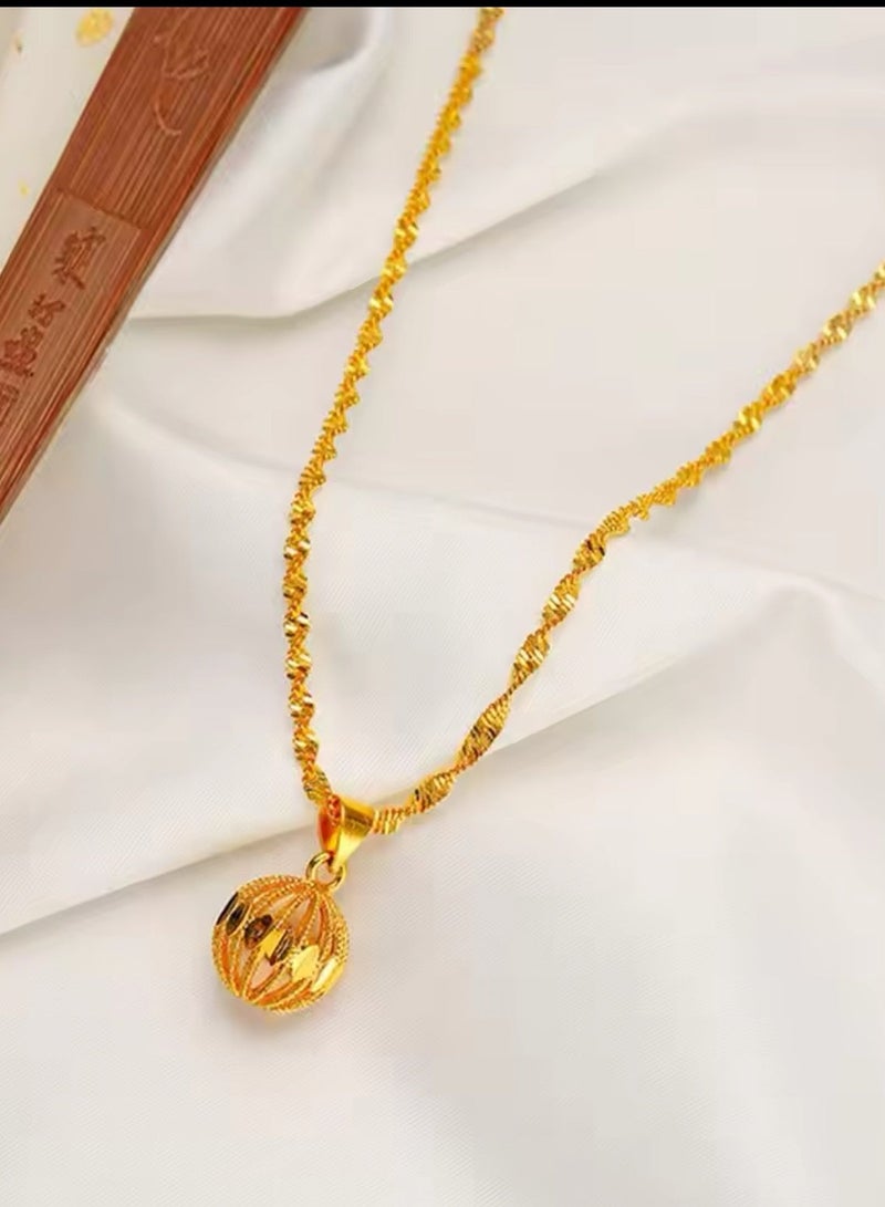 GOLDMAX 21k Gold Plated Necklace For Women - Image 4