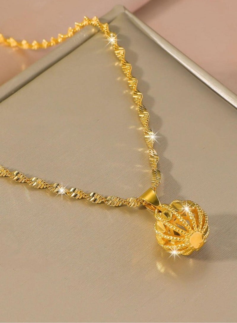 GOLDMAX 21k Gold Plated Necklace For Women - Image 2
