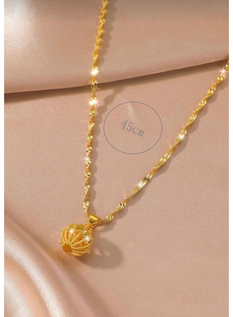 GOLDMAX 21k Gold Plated Necklace For Women - Image 5