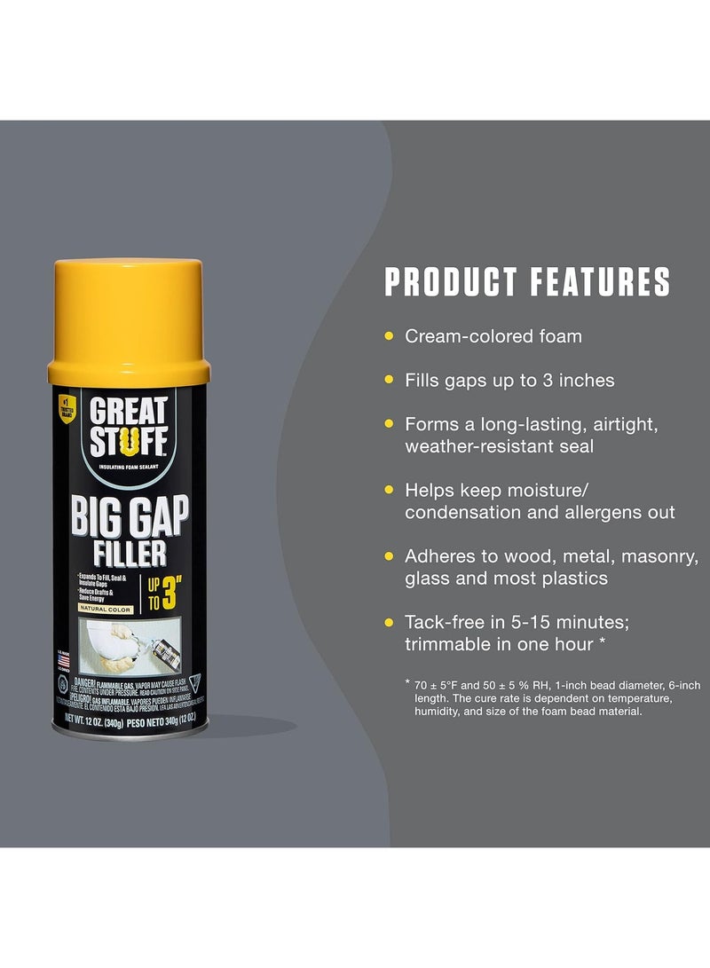 Great Stuff Big Gap Filler Insulating Foam Sealant 340 G - Image 5
