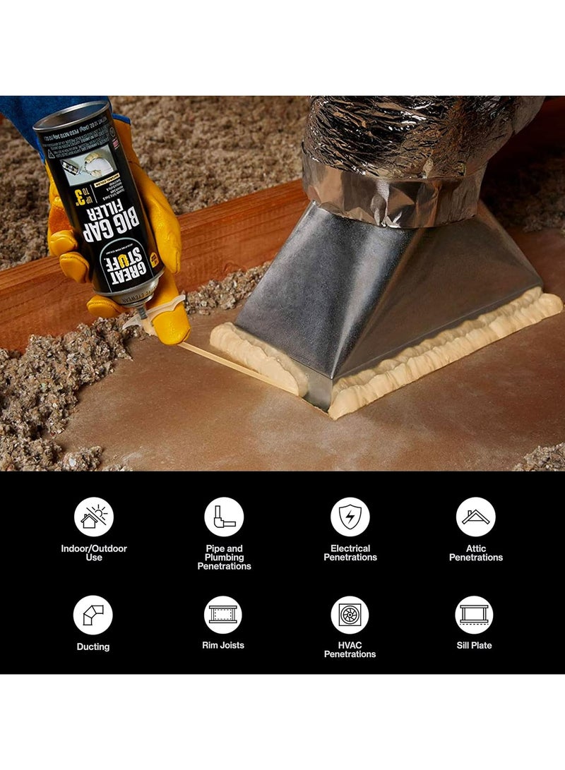 Great Stuff Big Gap Filler Insulating Foam Sealant 340 G - Image 4