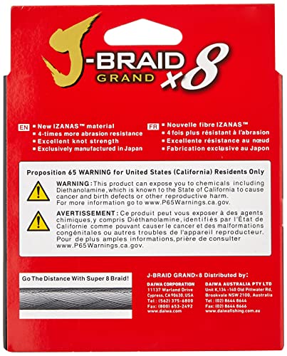 Daiwa, J-Braid x8 Grand Braided Line, 150 Yards, 20 lb Tested, .009" Diameter, Island Blue - Image 3