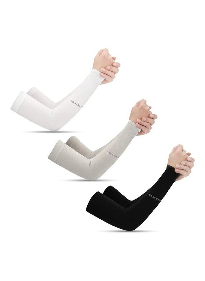 Generic - Arm Sleeves, SUN UV Protection Ice Sleeves for Driving Cycling Golf Basketball Warmer Cooling Arm Sleeves - Image 1