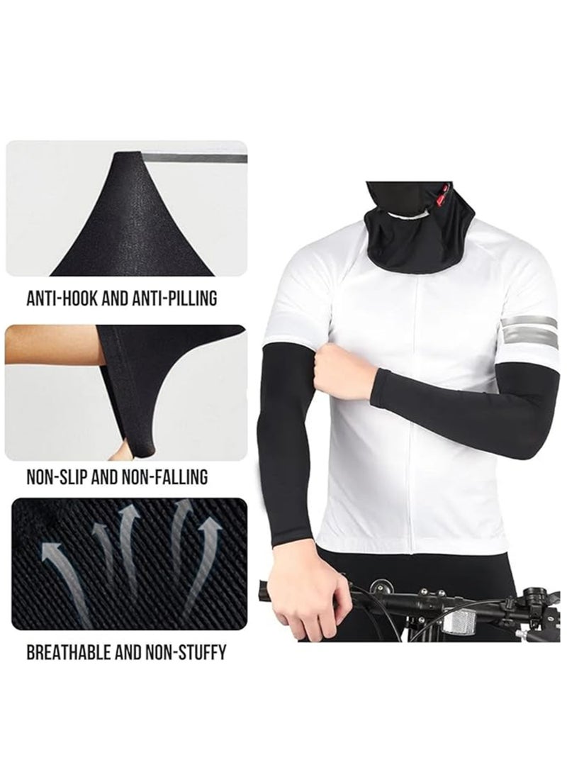 Generic - Arm Sleeves, SUN UV Protection Ice Sleeves for Driving Cycling Golf Basketball Warmer Cooling Arm Sleeves - Image 1