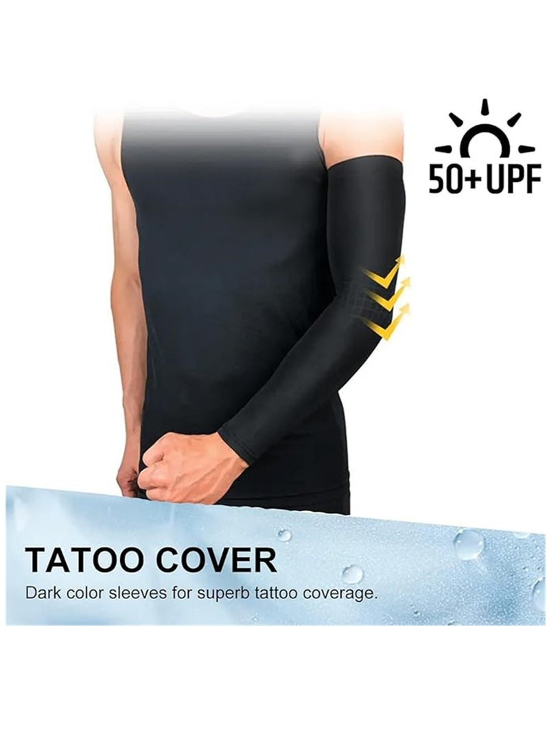 Generic - Arm Sleeves, SUN UV Protection Ice Sleeves for Driving Cycling Golf Basketball Warmer Cooling Arm Sleeves - Image 1