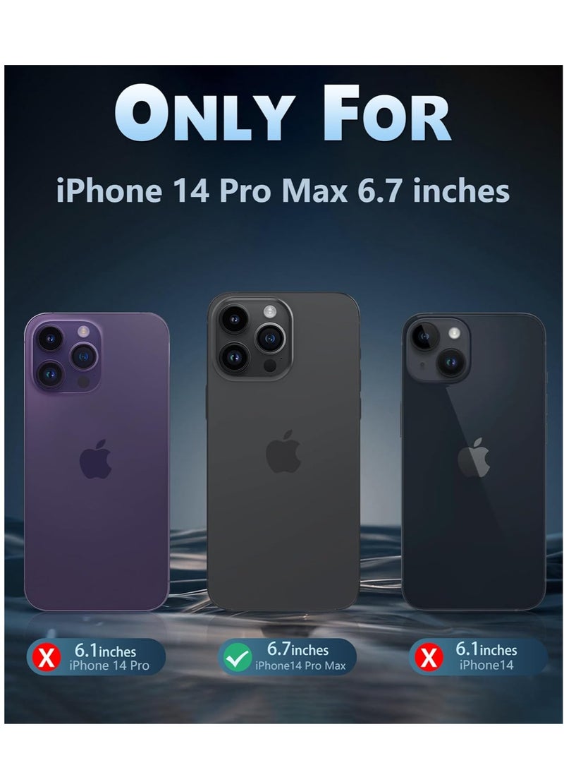 BORTONY iPhone 14 Pro Max Case Liquid Silicone Anti Scratch Anti Fingerprint Soft Silky Touch Shockproof Protective Cover for Apple iPhone 14 Pro Max  - Image 2