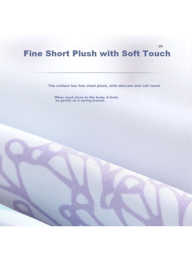 Fuanna Antibacterial Air-conditioning Quilt With Seven-hole Fiber Double Queen Size Thin Quilt Core 3kg 230*229cm - Image 3