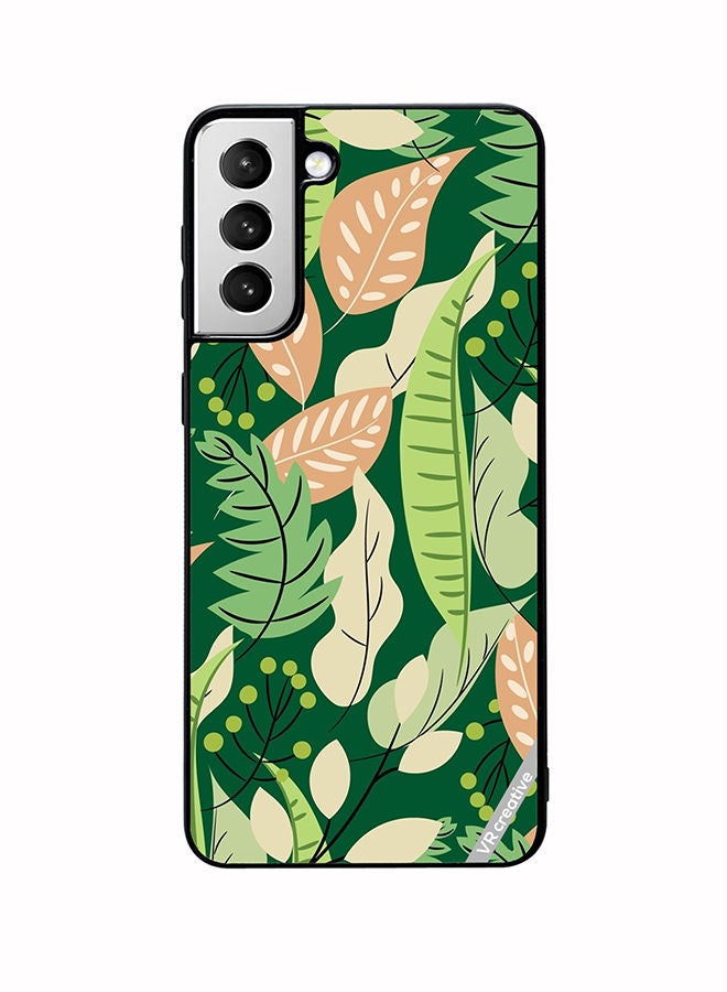 VR CREATIVE Protective Case Cover For Samsung Galaxy S22 5G Flower Design Multicolour - Image 1