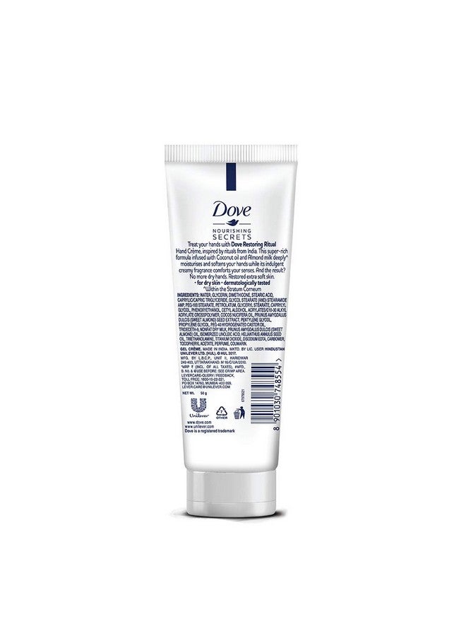 Dove Coconut Hand Cream, 50 g - Image 3