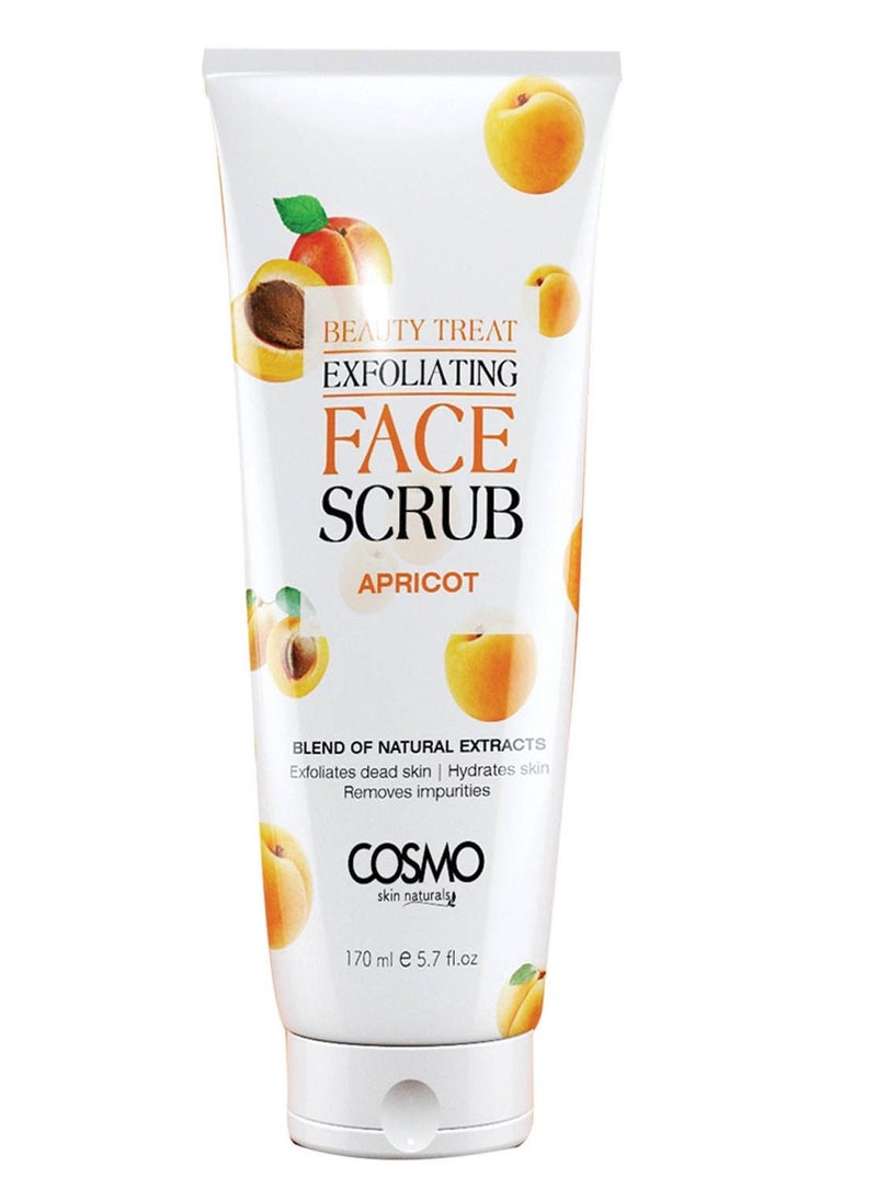 COSMO Beauty Treat Exfoliating Face Scrub Apricot 170 Ml  - Image 1