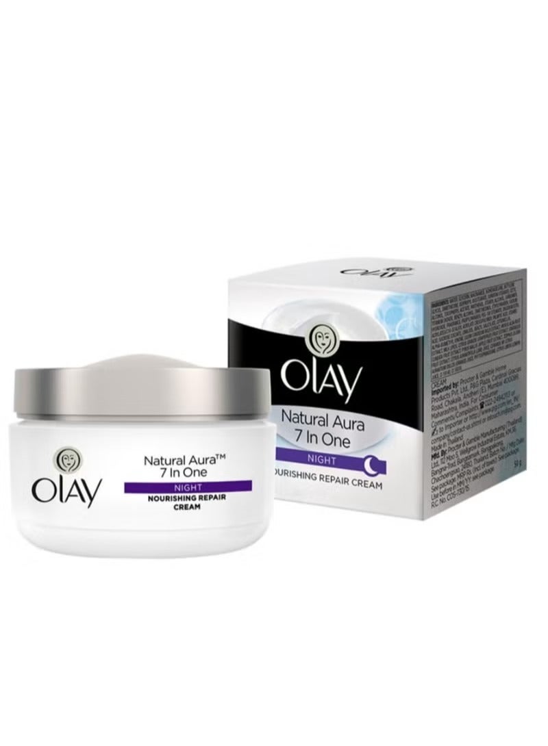 Olay Natural Aura Nourishing Repair Night Cream 50g - Image 3