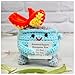 RovyFota Emotional Support Crochet Dumpster Fire with Positive Card Cute Room Decor Knitted Toys Funny Crochet Support Buddies Gifts for Friends Blue - Image 3