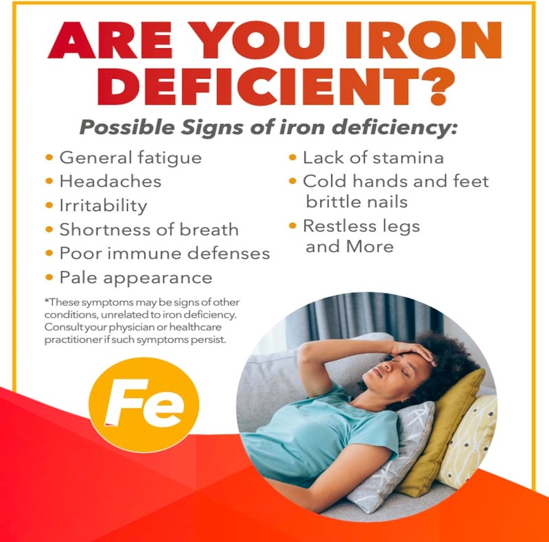 NaturesPlus HemaPlex Iron  60 FastActing Capsules  85 mg Chelated Iron  Total Blood Health  With Vitamin C  Bioflavonoids  Vegan Gluten Free  30 Servings - Image 3