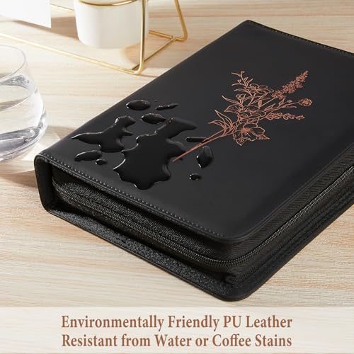 ICOSY Bible Cover Case for Women and Men, PU Leather Bible Bag Bible Study Supplies Accessories with Detachable Wrist Strap - Image 5