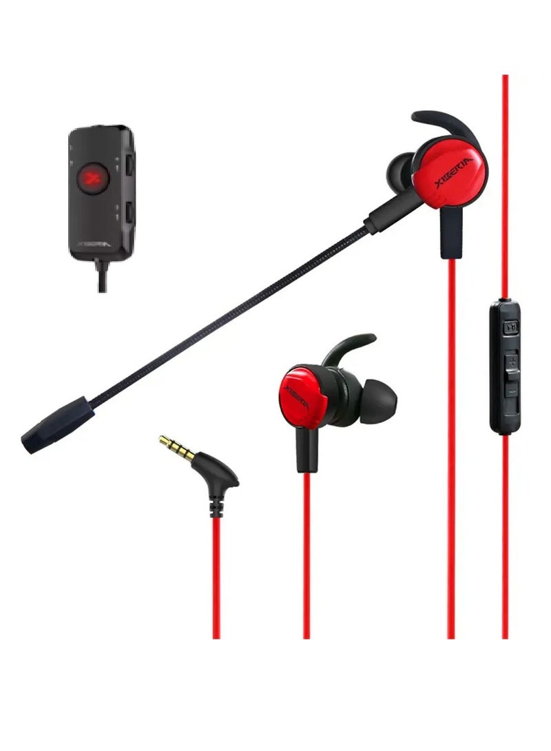 Xiberia MG-1 Wired Gaming Headset Stereo Bass Gaming Headphones with Detachable Noise Cancelling 4D Vibration 7.1 Surround Stereo Sound Light with External Sound Card Volume Control and Mic - Image 1