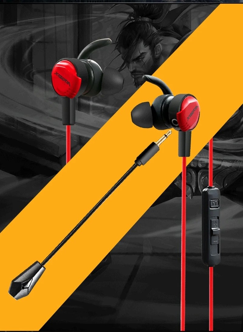 Xiberia MG-1 Wired Gaming Headset Stereo Bass Gaming Headphones with Detachable Noise Cancelling 4D Vibration 7.1 Surround Stereo Sound Light with External Sound Card Volume Control and Mic - Image 2