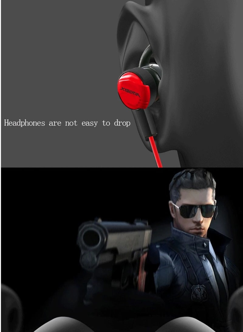 Xiberia MG-1 Wired Gaming Headset Stereo Bass Gaming Headphones with Detachable Noise Cancelling 4D Vibration 7.1 Surround Stereo Sound Light with External Sound Card Volume Control and Mic - Image 5