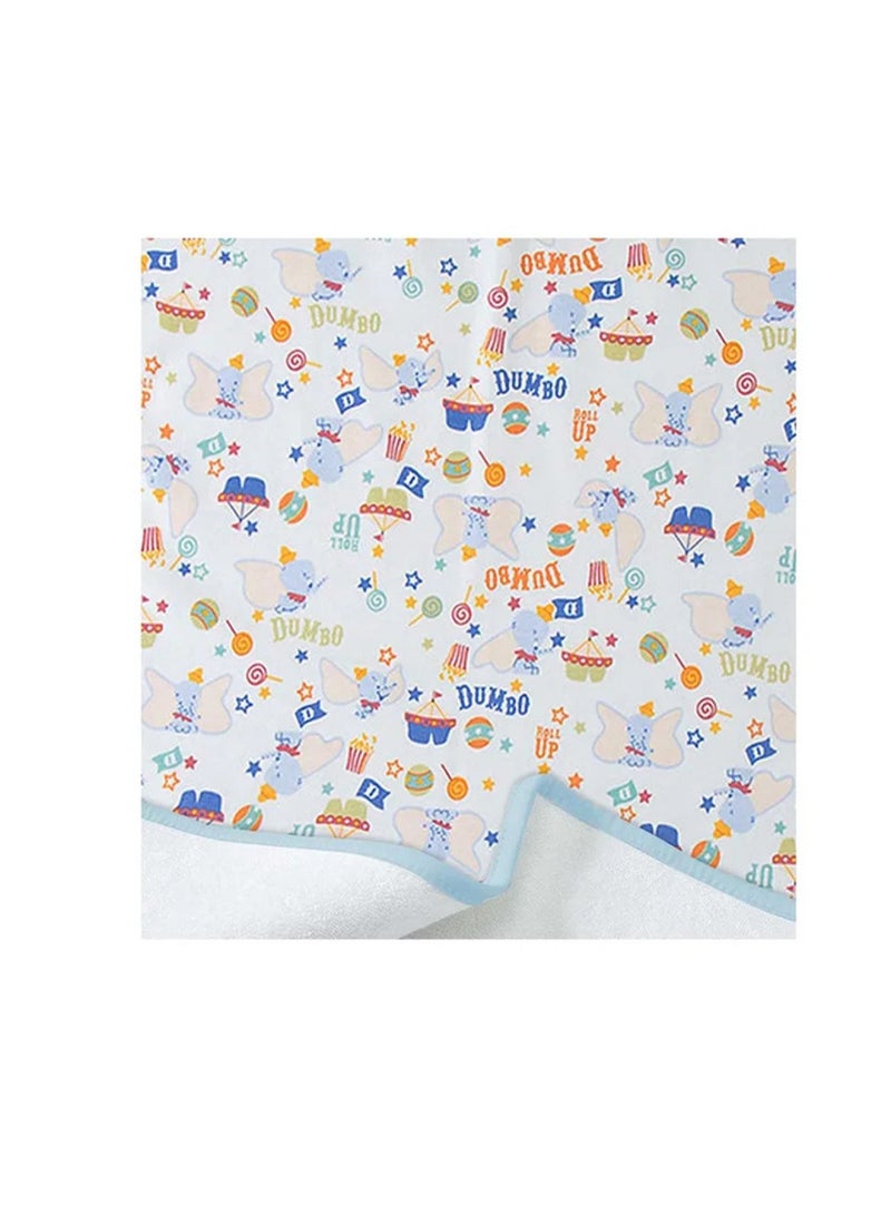 STAR BABiES Combo Pack Reusable Changing Mat With Disposable Towel Pack Of 3 Dumbo Light Blue  - Image 4