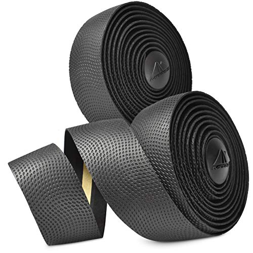MARQUE Pro Bike Handlebar Tape – Road Cycling Bicycle Padded Handle Bar Wrap with Non-Slip Grip for Drop Bars – 2PCS per Set - Image 1