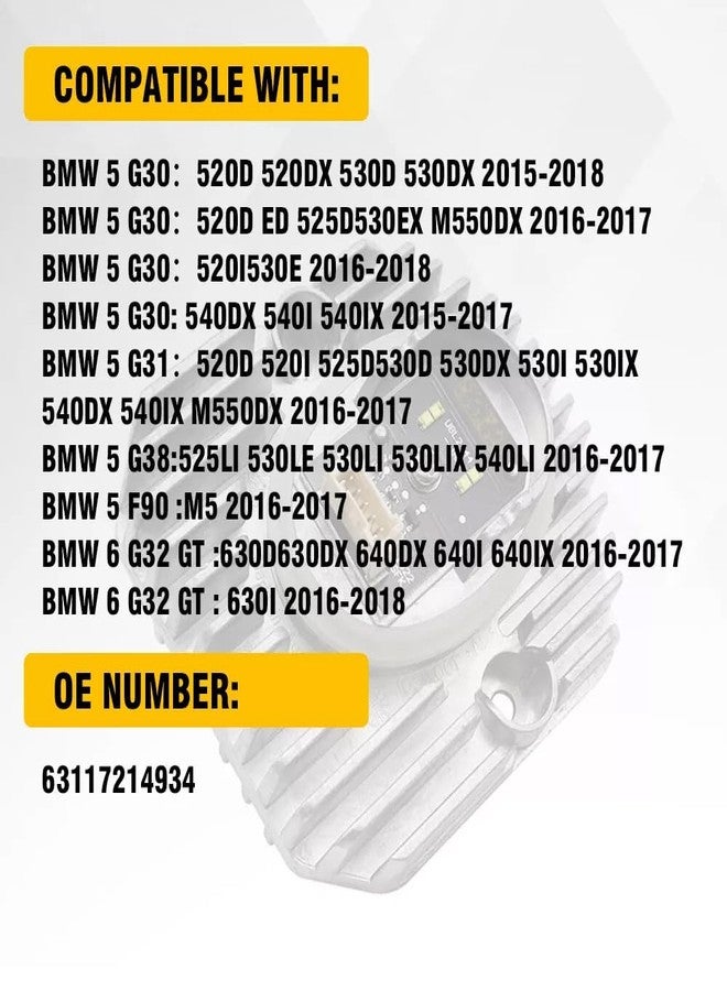 SOCAL-LED LIGHTING 63117214934 Daytime Running Light DRL Headlight Insert Diode Module LED Control Unit Fits for BMW 5 Series G30 G32 G38 F90 - Image 3