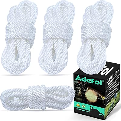 Adefol Adefol Recoil Starter Rope 4.8-Meter Pull Cord for Honda GX100 GX120 GX160 GX200 5.5HP 6.5HP Lawn Mower Chainsaw  - Image 1