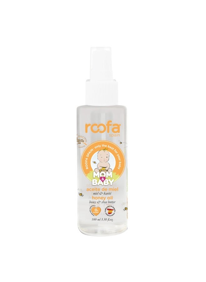 roofa Baby Honey Massage Oil With Shea Butter For Sensitive Skin 100ml