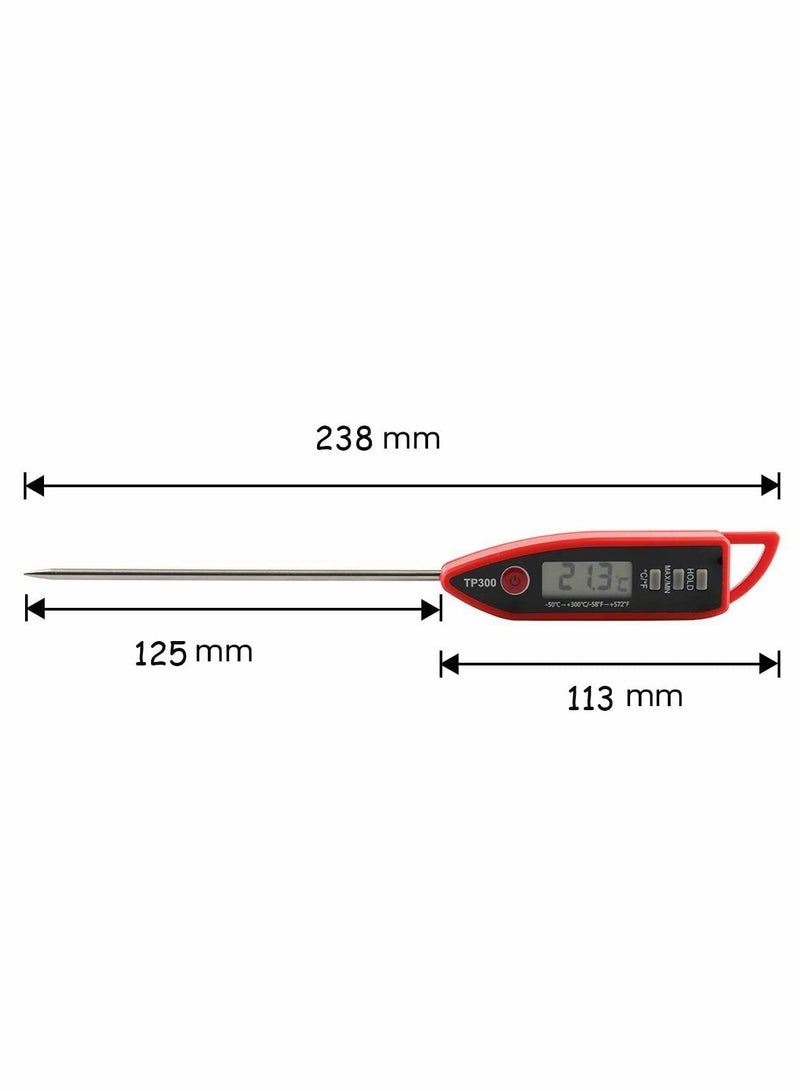 Digital Instant Read Meat Thermometer - Waterproof Kitchen Tool for Cooking, Candy, and Liquids - Image 4