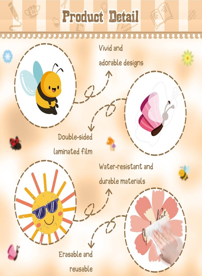 Polaxium Spring Bulletin Board Decorations Set Classroom Decoration Look Who’s Blooming Spring Bloom Flower Growth Mindset Photo Posting Craft Cutout for School Offices Classroom Back to School Party Supplies - Image 4
