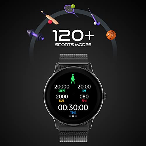 Fire-Boltt Phoenix Pro Ultra Round Bluetooth Calling Smart Watch, 1.39”HD Display, AI Outfit Watch Face, 2 Looks in 1 Watch, Extra Straps at ₹99, 120+ Sports Modes, Smartwatch for Men & Women (Grey) - Image 5