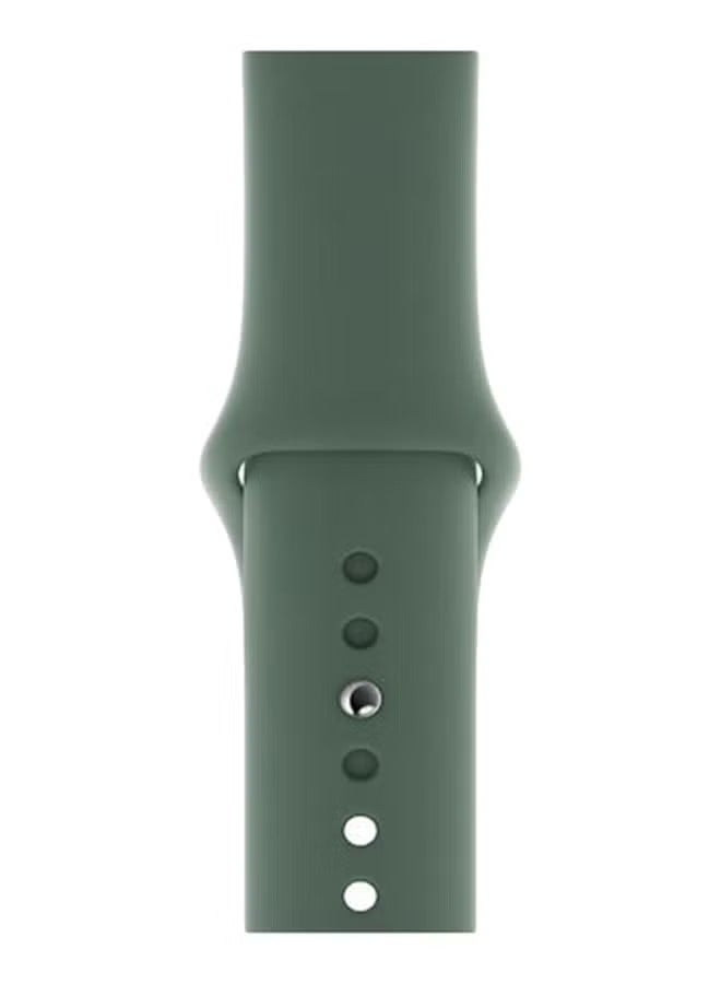 PROMASS Silicone Replacement Band For Apple Watch Series 5/4/3/2/1 Pine Green - Image 1