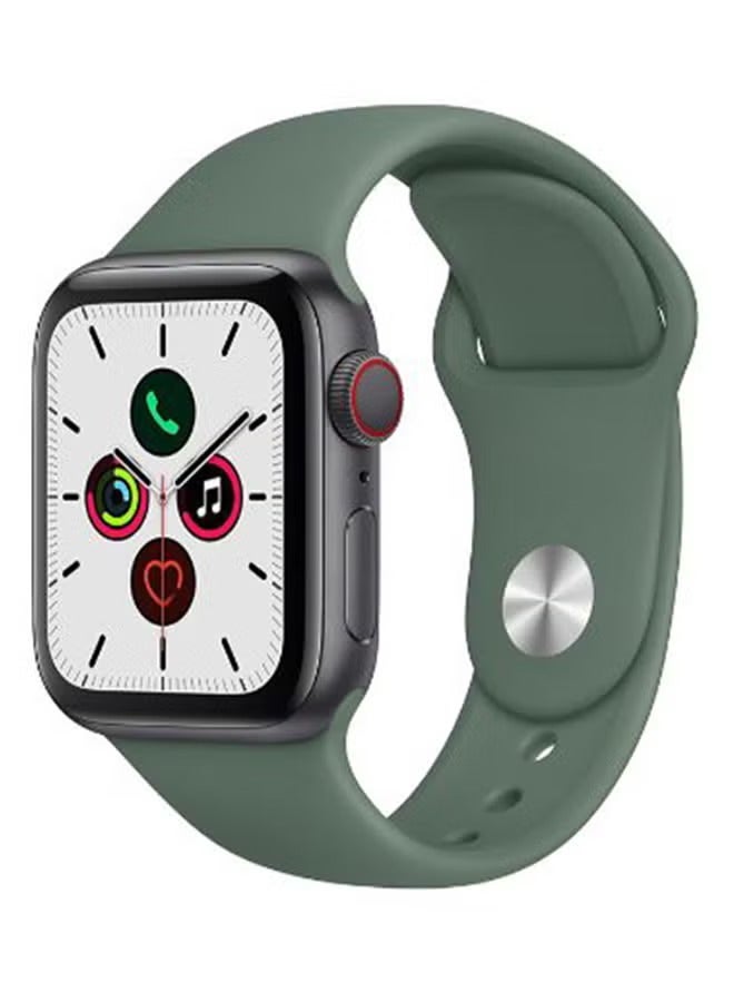 PROMASS Silicone Replacement Band For Apple Watch Series 5/4/3/2/1 Pine Green - Image 2