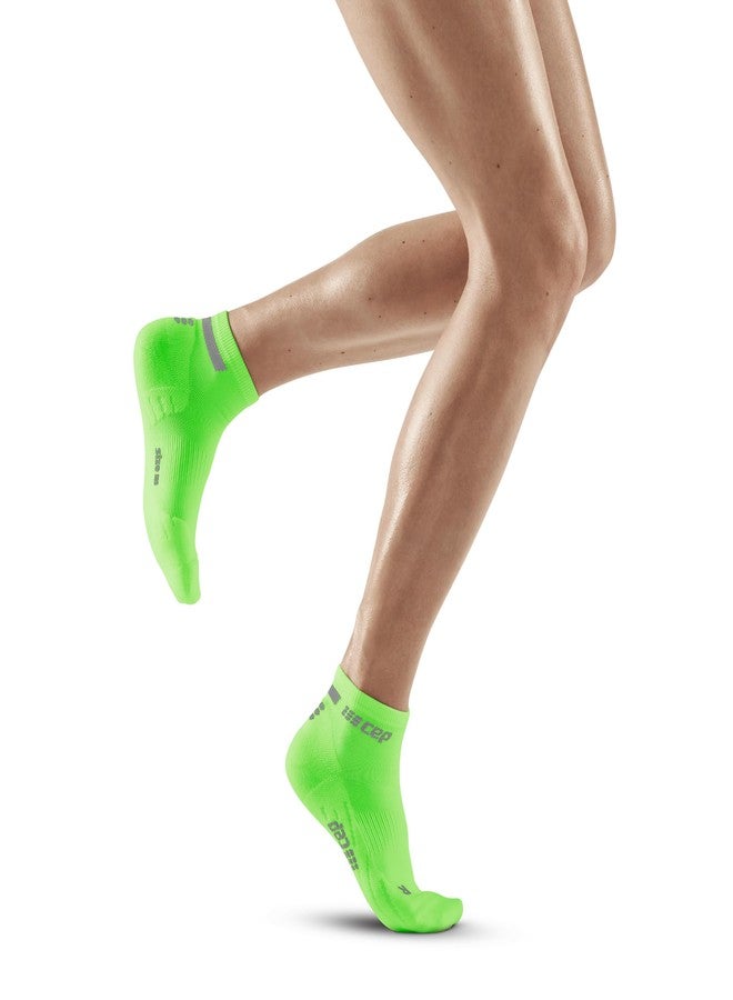 سي إي بي جوارب CEP The Run Low Cut Socks 4.0، أخضر، نسائي، مقاس متوسط - Image 1