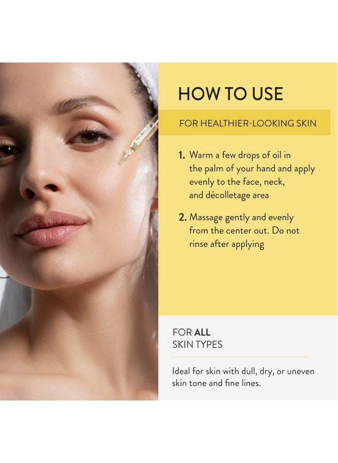 lancer Skincare Omega Hydrating Oil With Ferment Complex Daily Facialoil Moisturizer Serum With Turmeric 1 Fluid Ounce  - Image 4