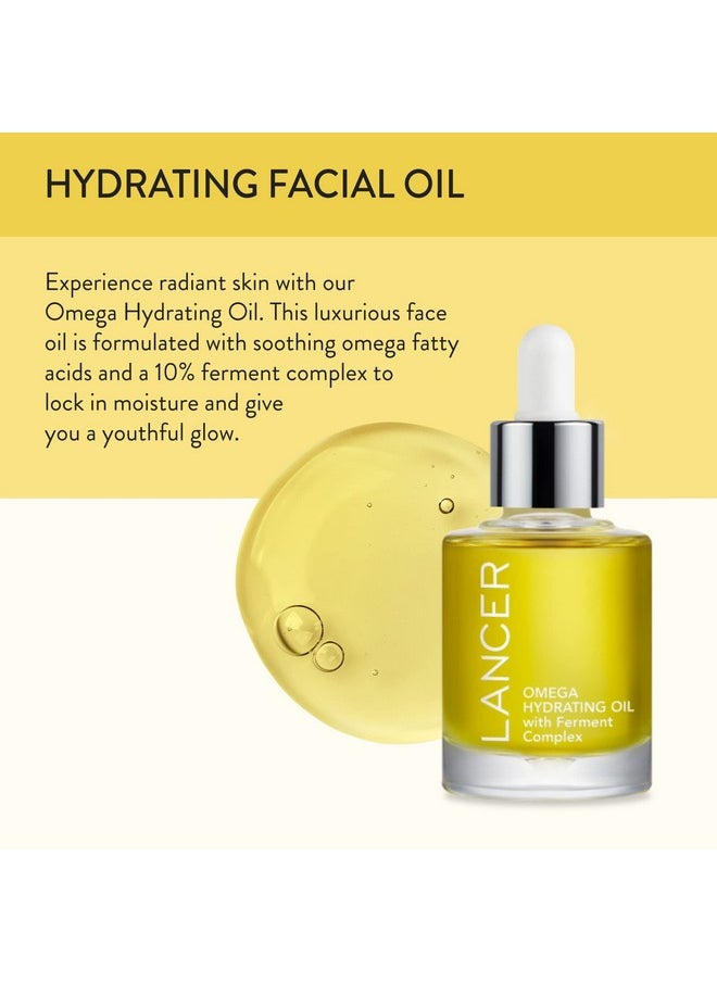 lancer Skincare Omega Hydrating Oil With Ferment Complex Daily Facialoil Moisturizer Serum With Turmeric 1 Fluid Ounce  - Image 2
