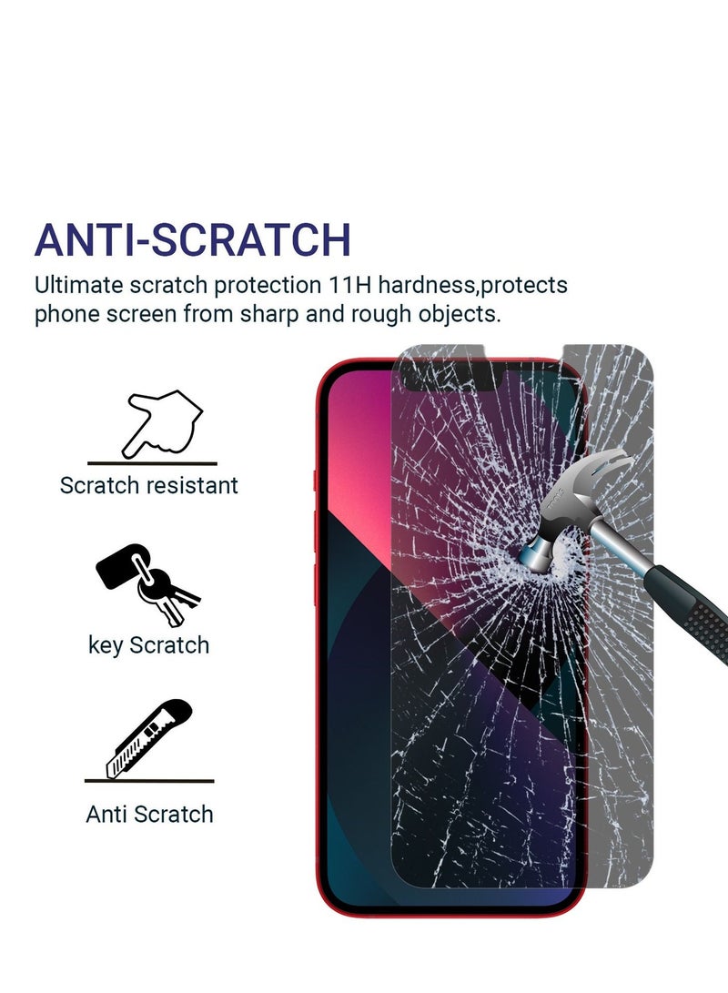 PRIMEEIGHT iPhone 13 Mini Privacy Screen Protector 5.4 Inch Display - Ultra Thin 9H Hardness Tempered Glass iPhone 13 Mini Pack of 2 - Easy to Install HD Privacy Screen. - Image 4